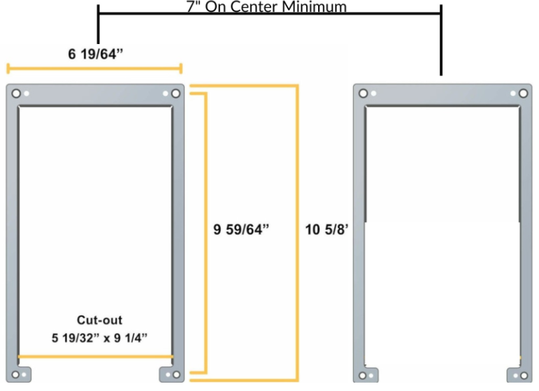 Screen and Card Reader Mounting