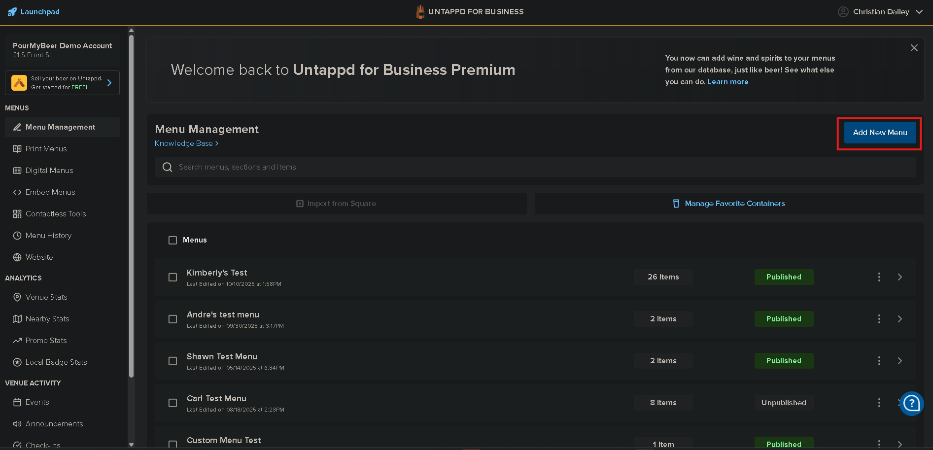 Untappd Website Examples Untappd for Business
