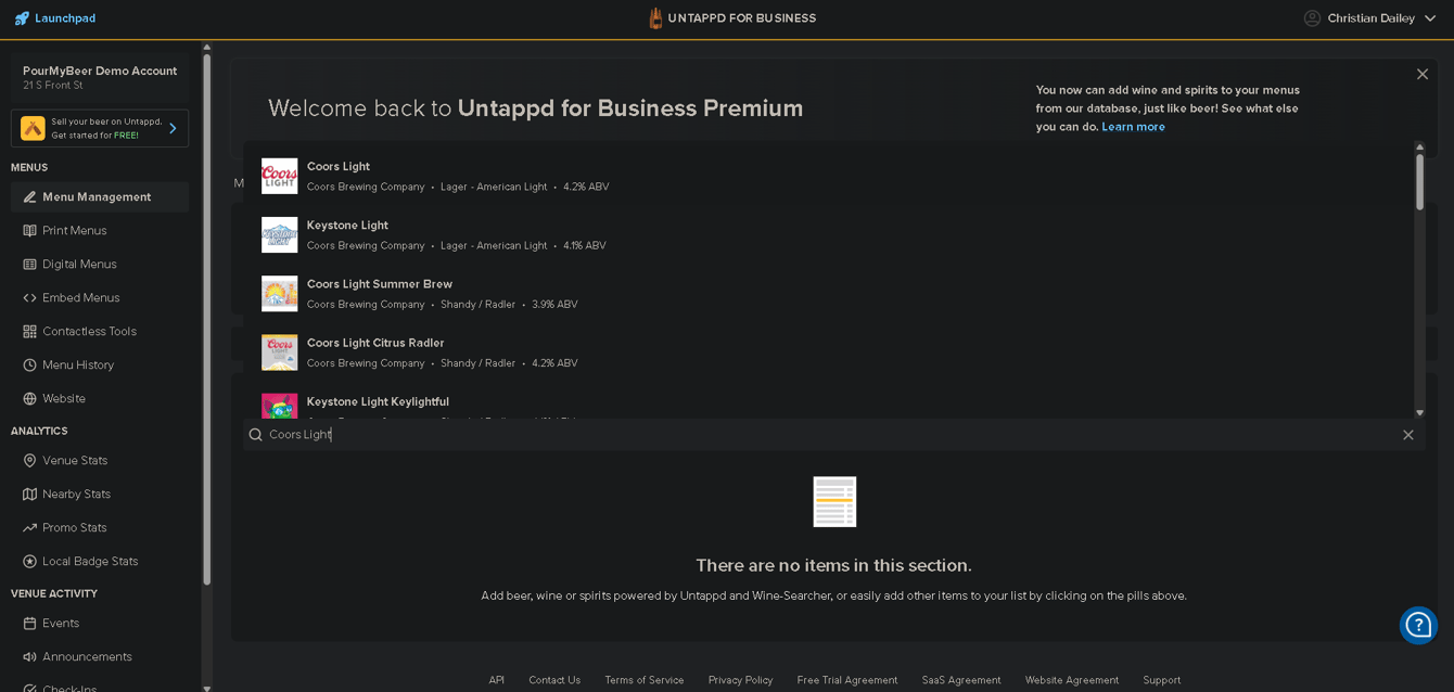 Untappd Website Examples Untappd for Business