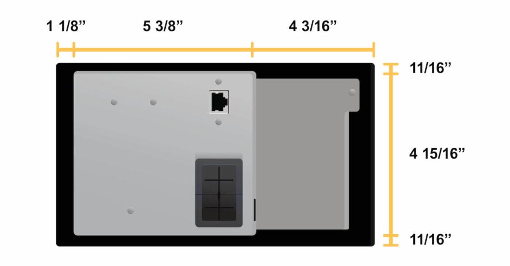 Screen and Card Reader Mounting